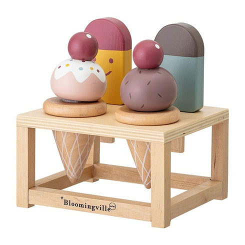 BLOOMINGVILLE MINI - Hasham Ice Cream Set With Stand Play Food
